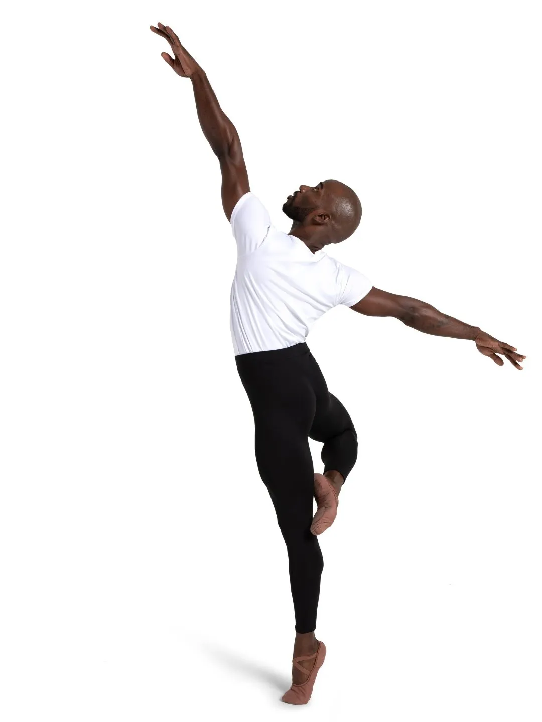 Capezio Studio SE1066MD Leggings Schwarz Herren lang