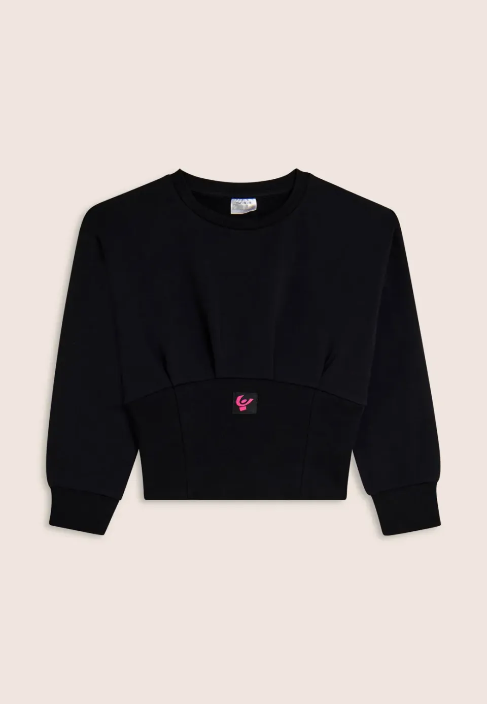 Freddy Cropped Sweatshirt Mädchen Rippbündchen