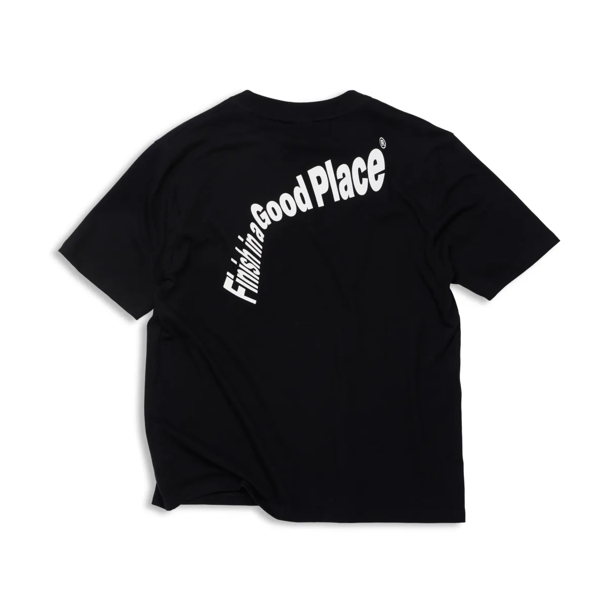UNNA Skewed Tee W T-Shirt Damen Schwarz Bio-Baumwolle
