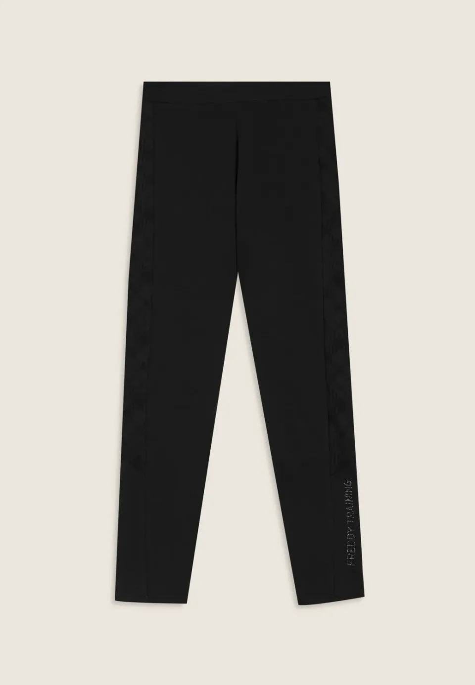 Freddy 7/8 Leggings Black-Phantom Check Baumwolle Garzato
