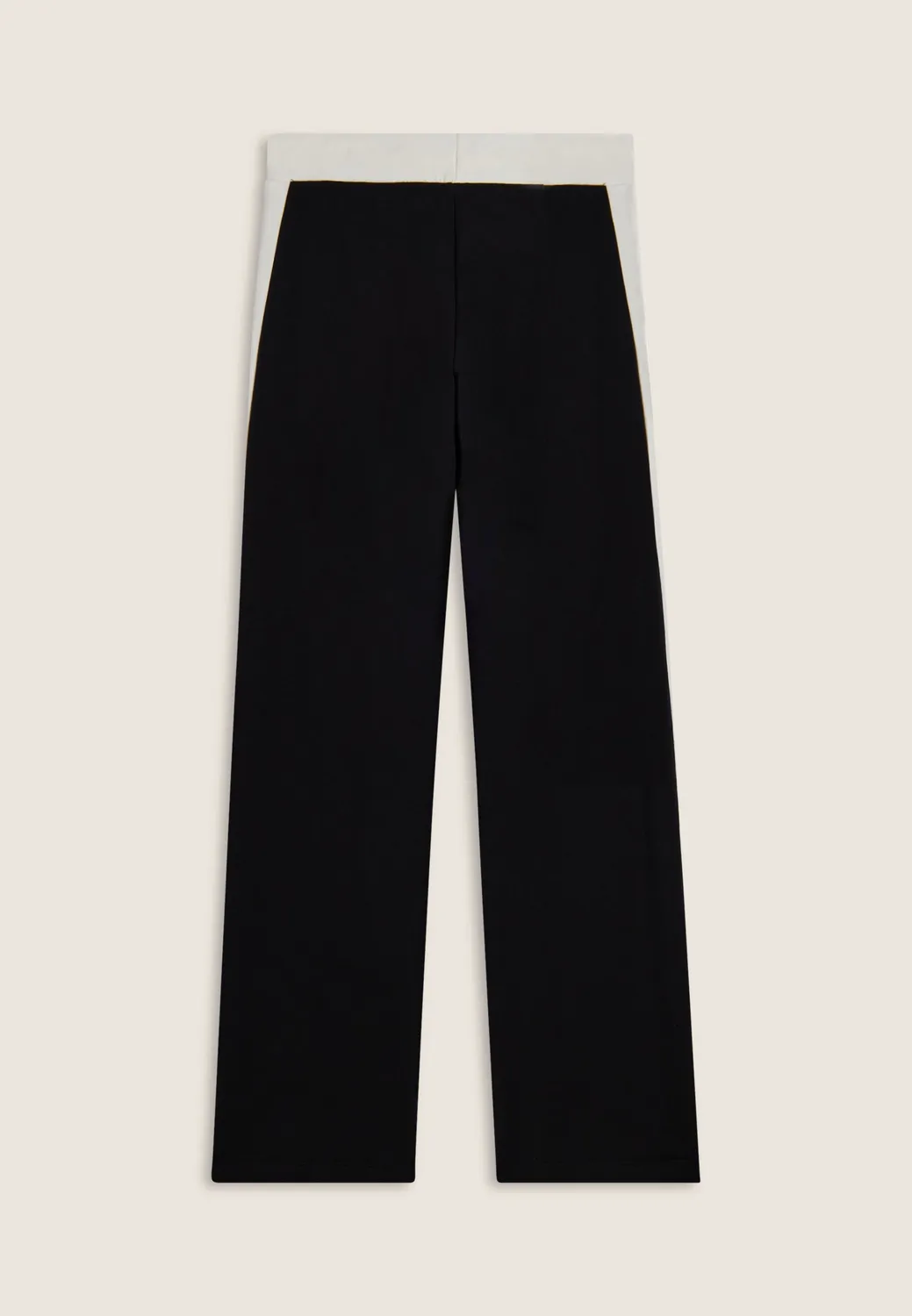 Freddy Sporthose Seitenstreifen Schwarz Weiß