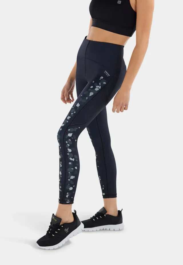 Freddy SuperFit Leggings Flower 7/8 Hoher Bund Recycelt