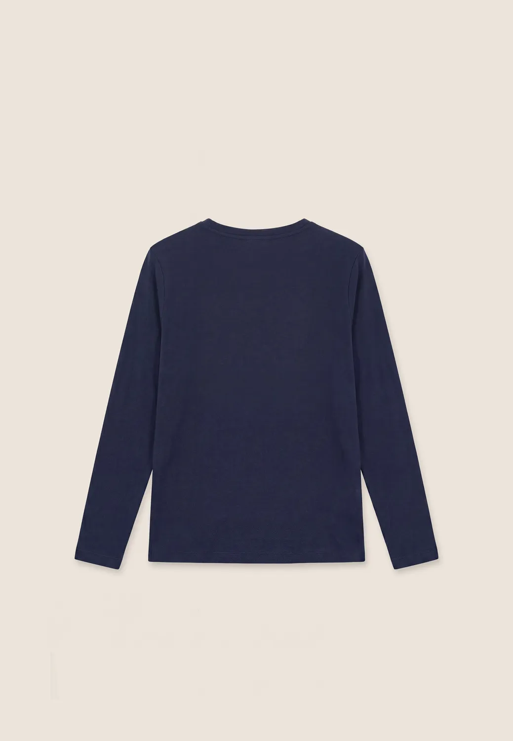 Freddy Perlen-Logo Longsleeve Navy Baumwolle