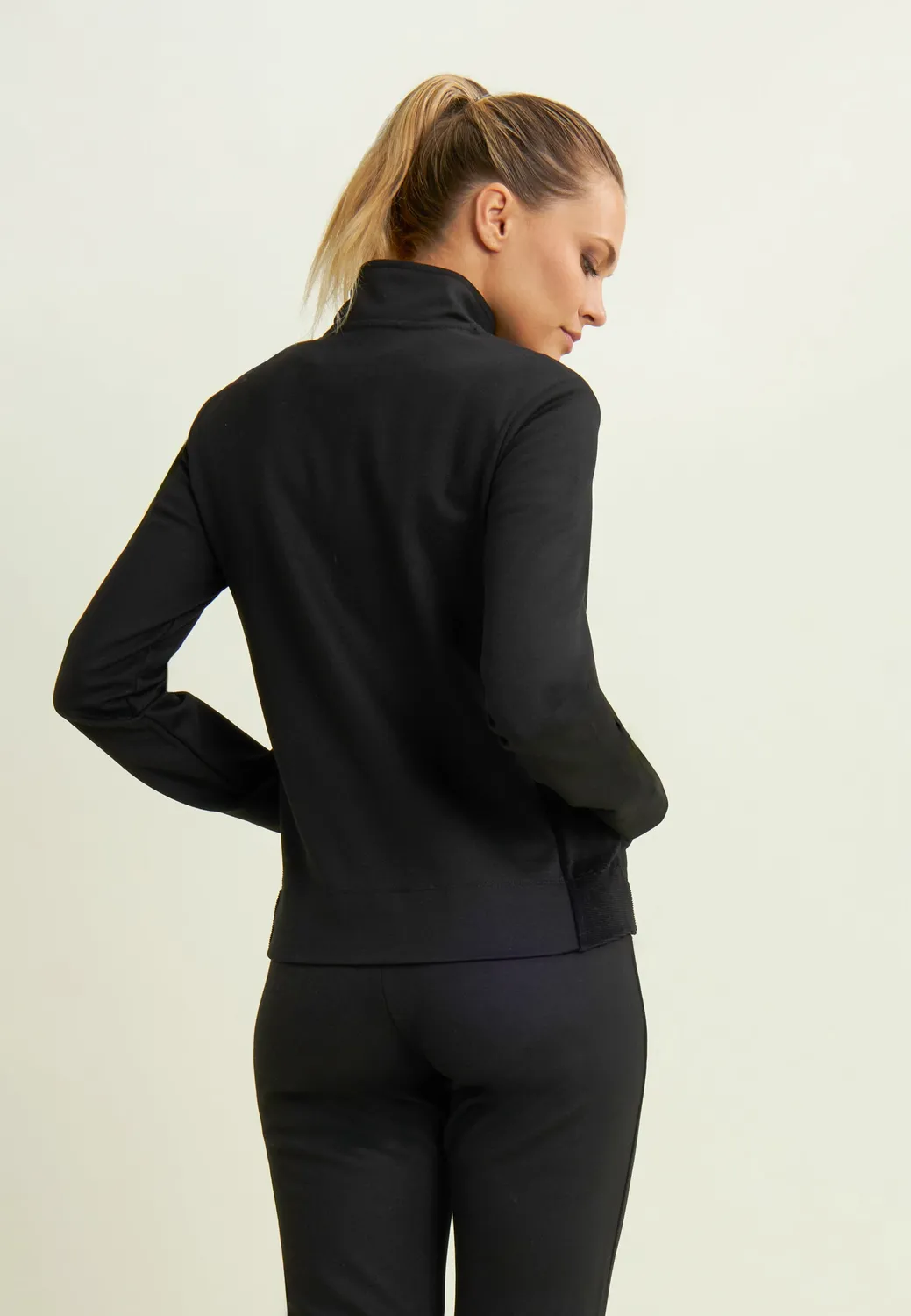 Freddy Full-Zip Sweatjacke Viskose Dark Sapphire Chenille