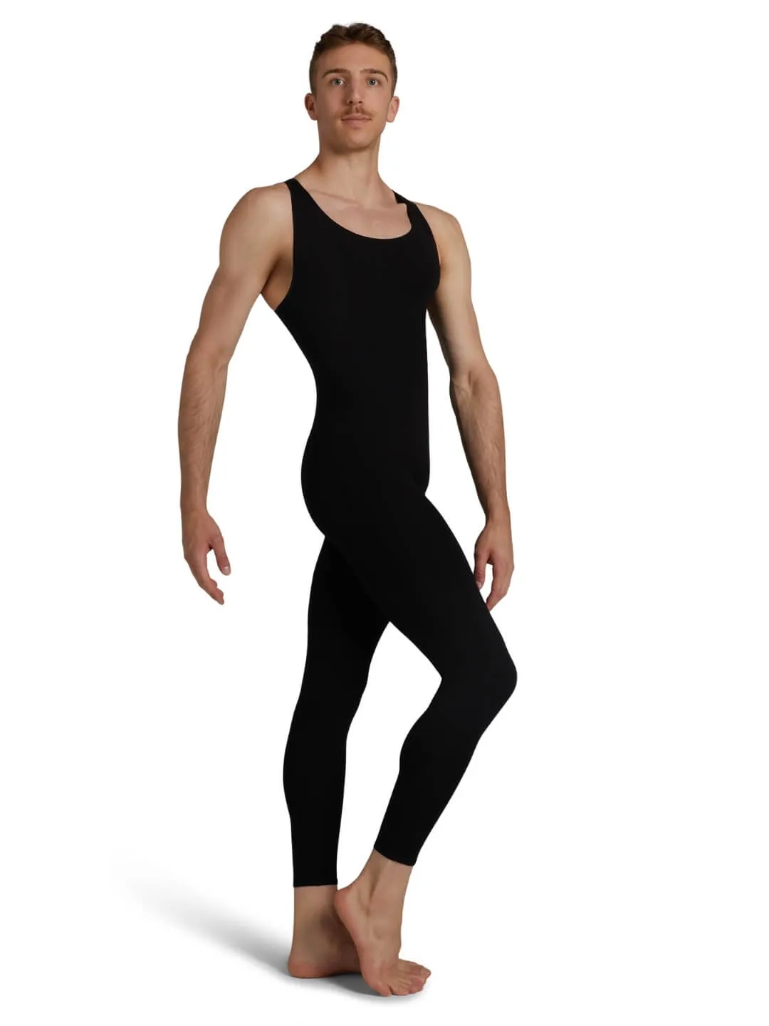 Capezio CC821 Unitard Overall Herren Schwarz Baumwolle