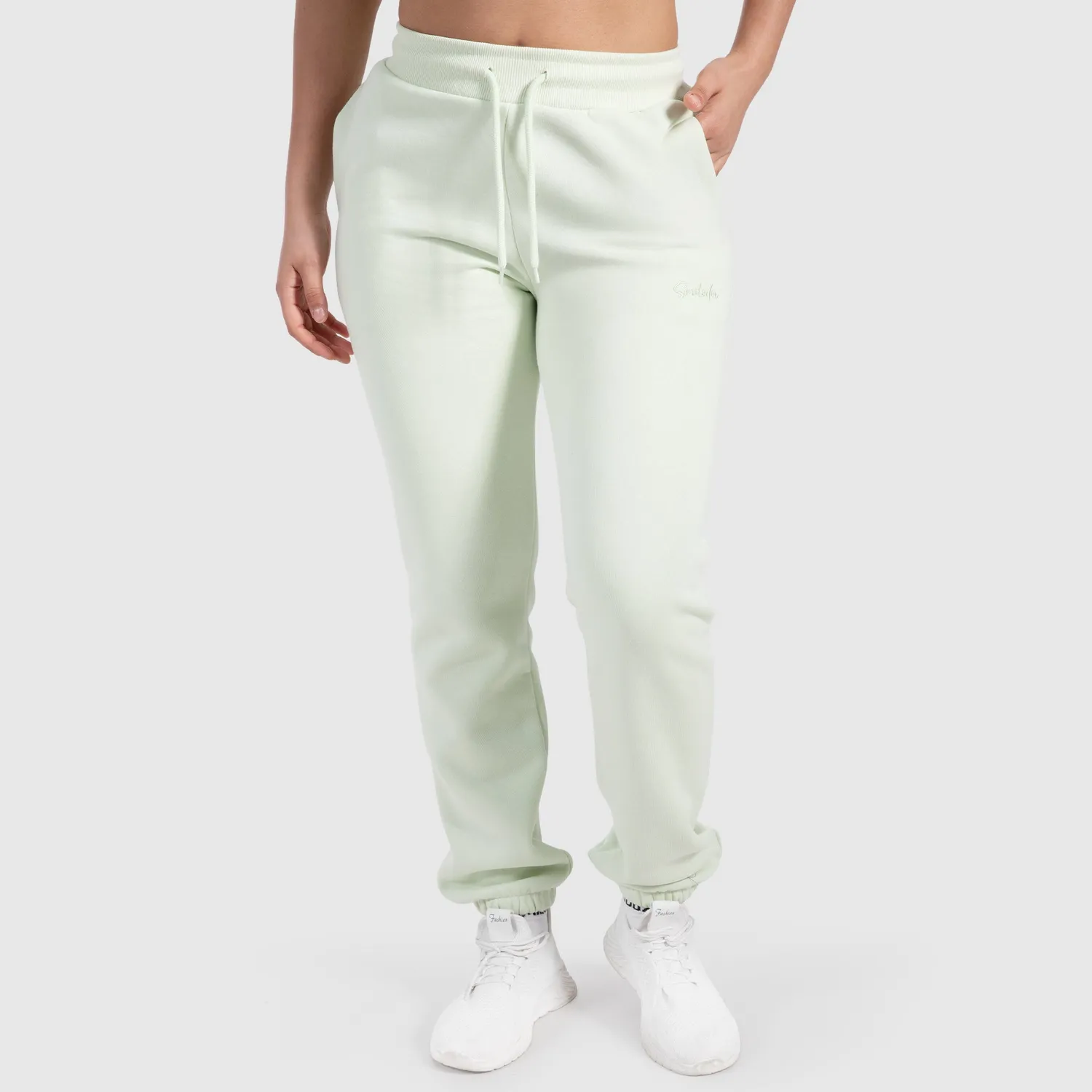 Smilodox Dalila Jogginghose Grau Melange Damen slim