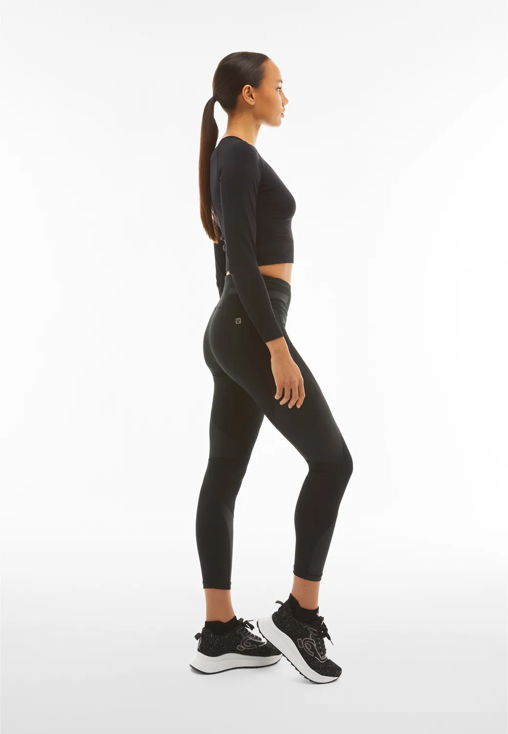 Freddy SuperFit Leggings Schwarz 7/8 blickdicht