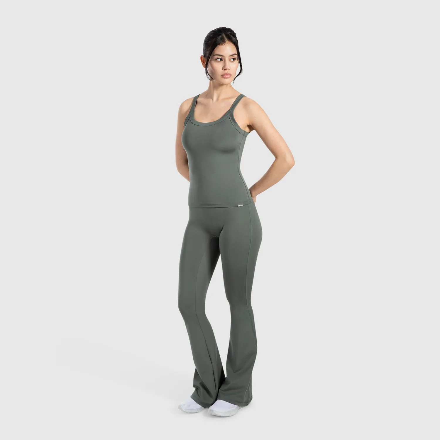 Smilodox Missie Tanktop Damen Schwarz Slim Fit