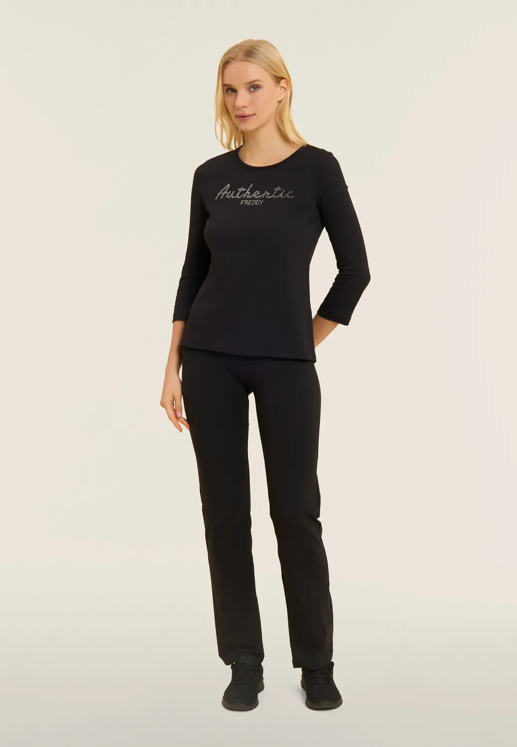 Freddy Authentic 3/4 Shirt Dark Sapphire Strass