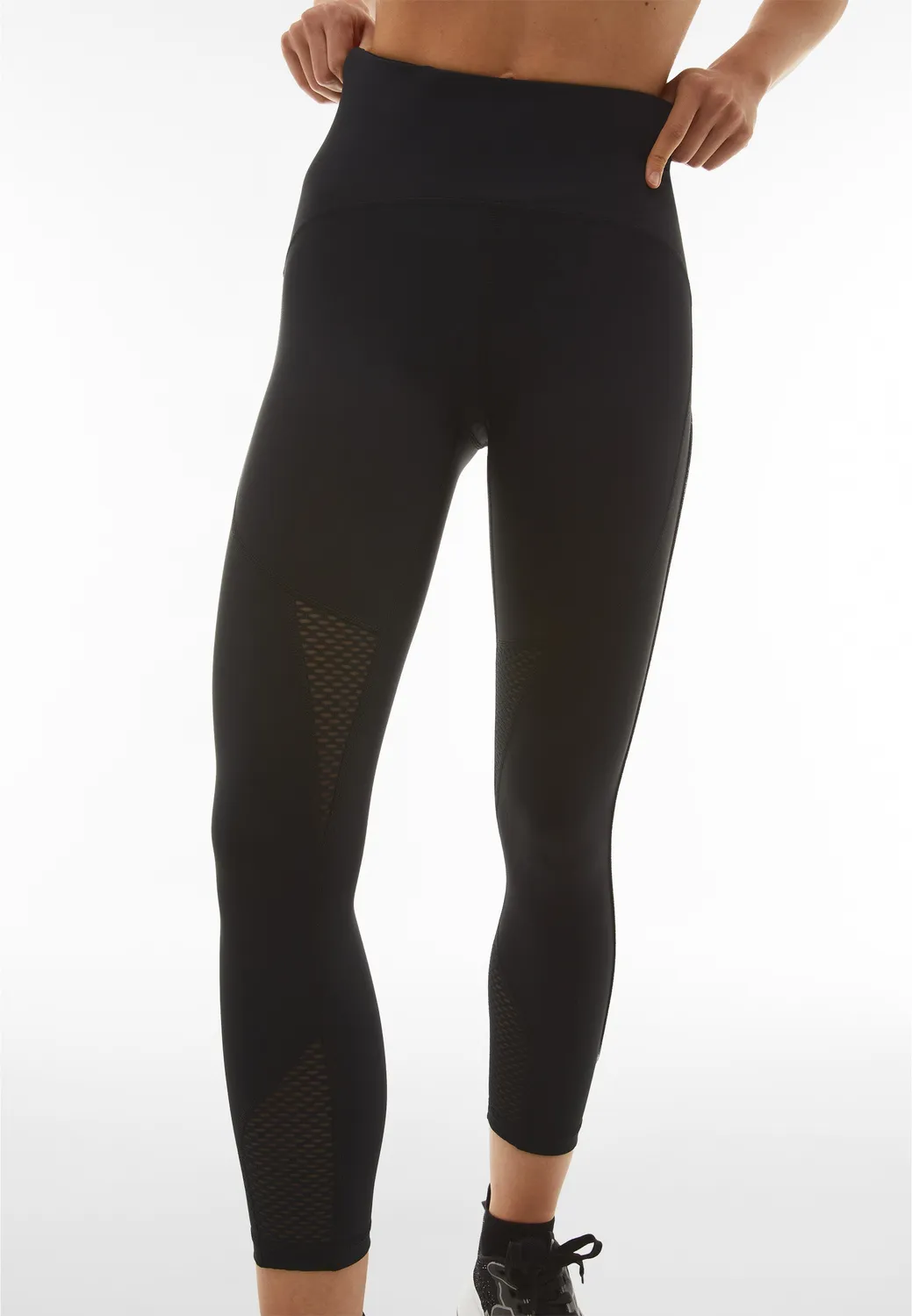 Freddy SuperFit Leggings 7/8 schwarz Mesh atmungsaktiv
