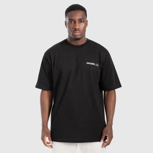 Smilodox Carnos Liquid Brail T-Shirt Schwarz Oversize
