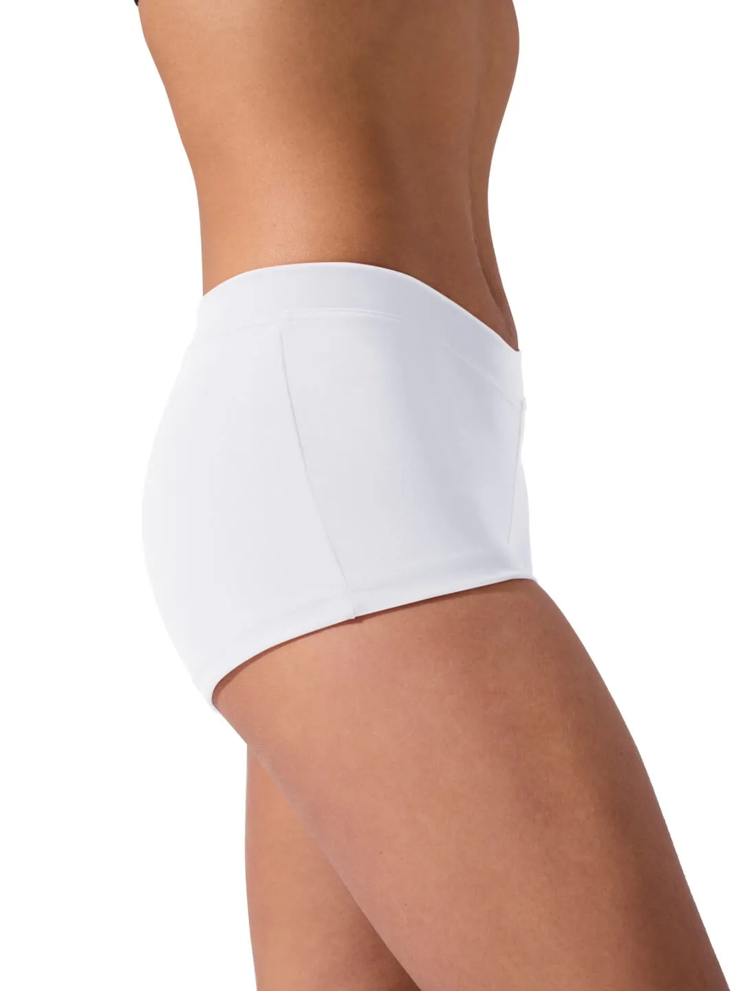 Capezio TB113 Boy Cut Low Rise Shorts Schwarz blickdicht