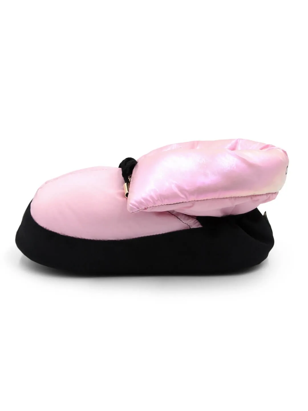 Capezio Mini Glam Warmup Bootie Rosa Metallic