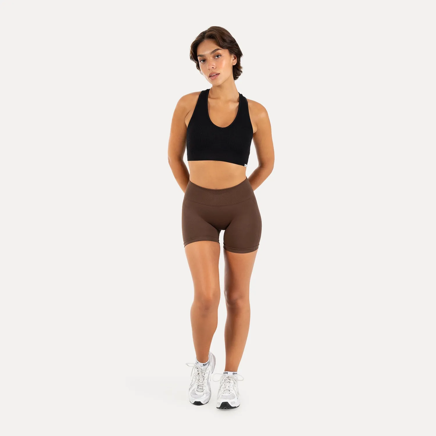 Smilodox Priska Shorts Schwarz Shaped Fit blickdicht