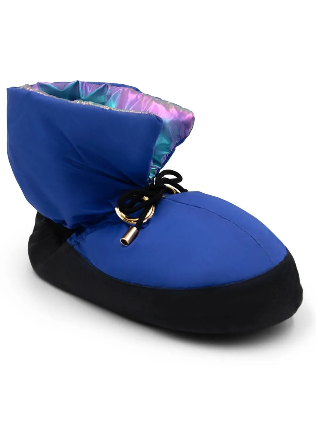 Capezio Mini Glam Warmup Bootie Rosa Metallic