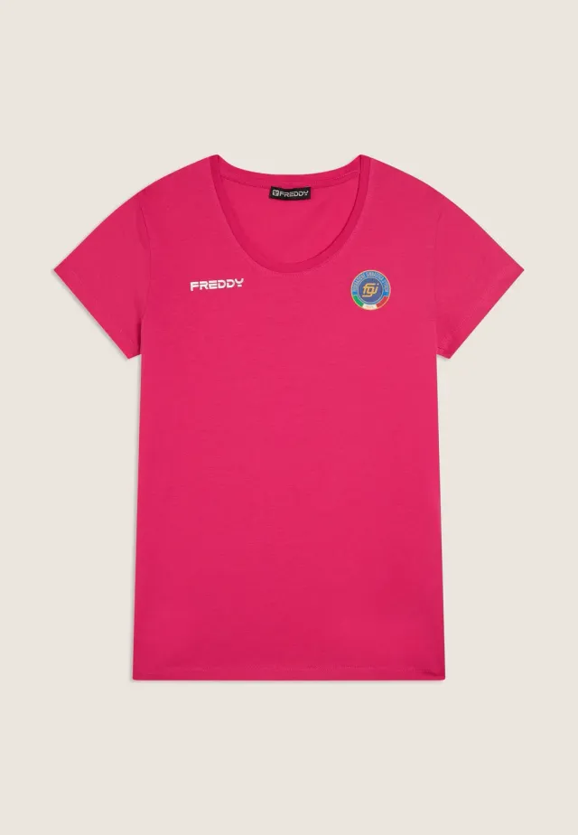 Freddy FGI T-Shirt Nero Jersey stretch regular