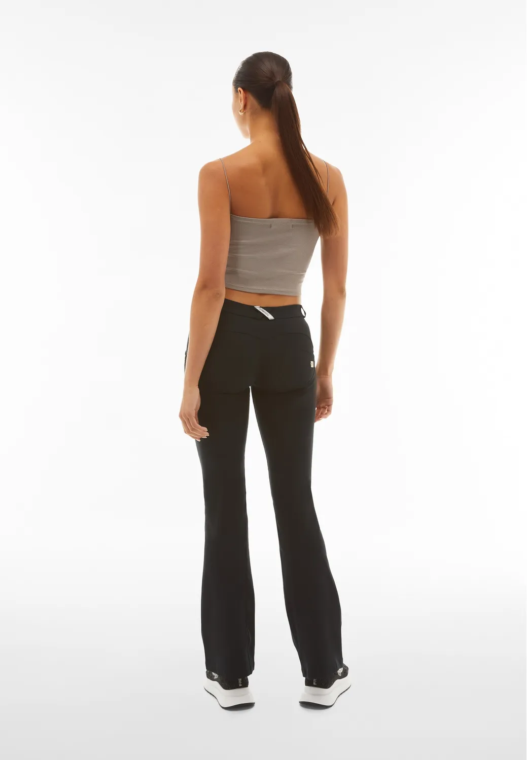 Freddy WR.UP Vita Regular Flare Leggings Schwarz Baumwolle Push-Up