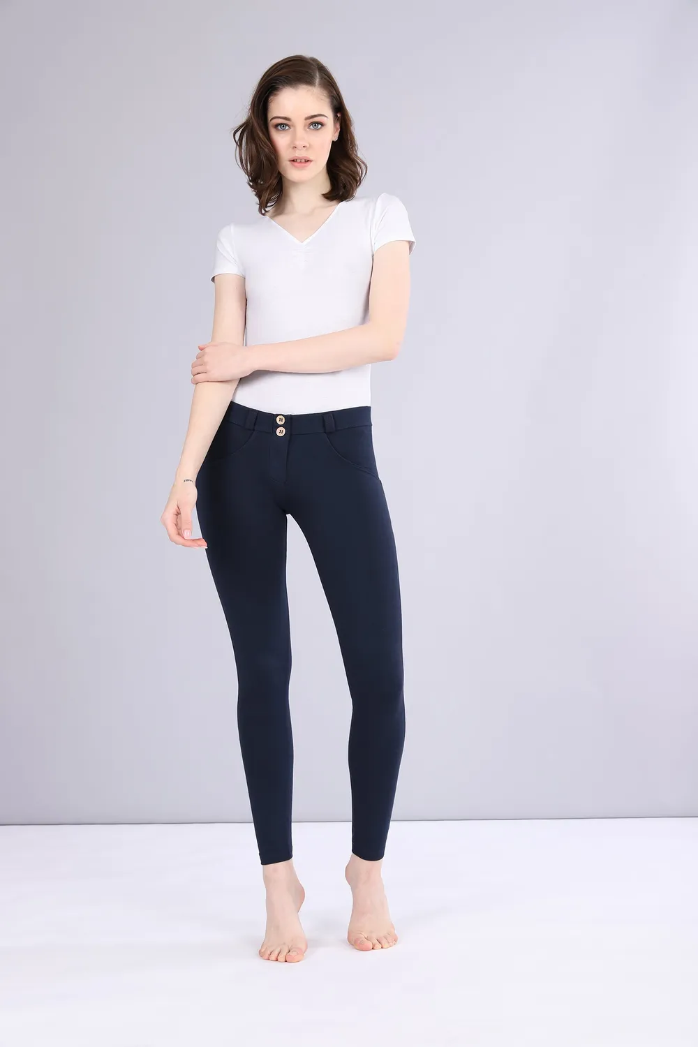 Freddy WR.UP Super Skinny Push-up Hose Night Blue Regular