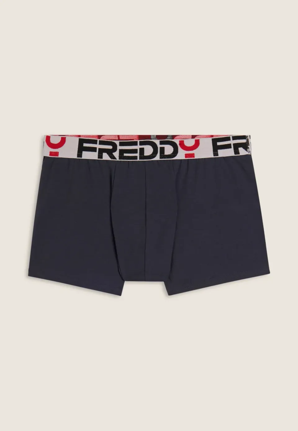 Freddy Herren Boxer Blu Navy AB0B3 Logo-Bund