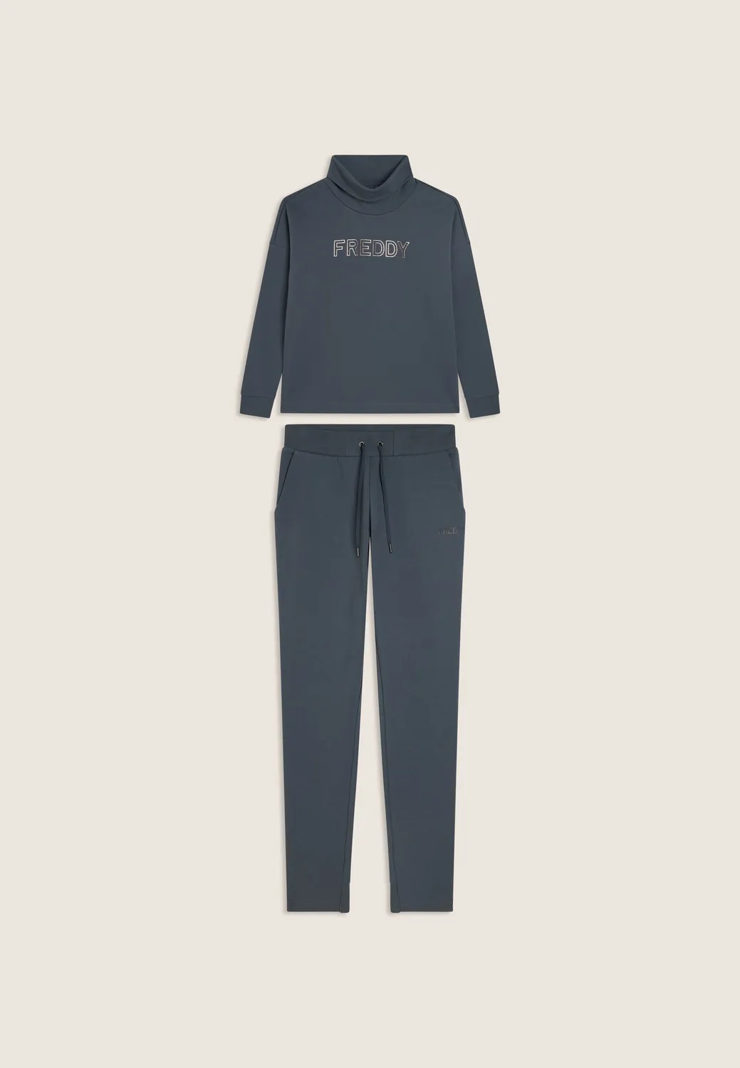 Freddy Damen Trainingsanzug Turbulence Nietenlogo Fleece