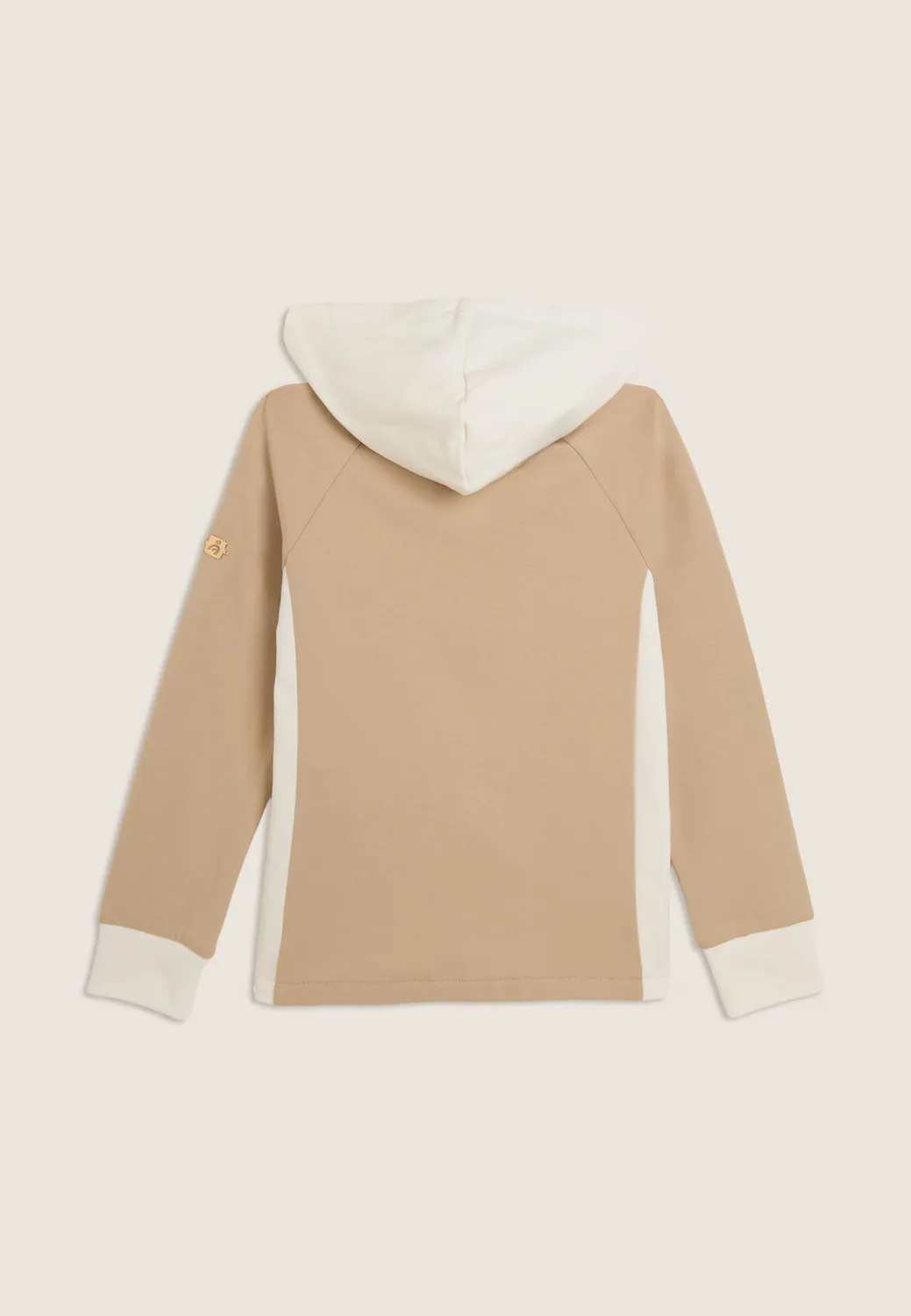 Freddy Junior Color Block Hoodie creme Reissverschluss