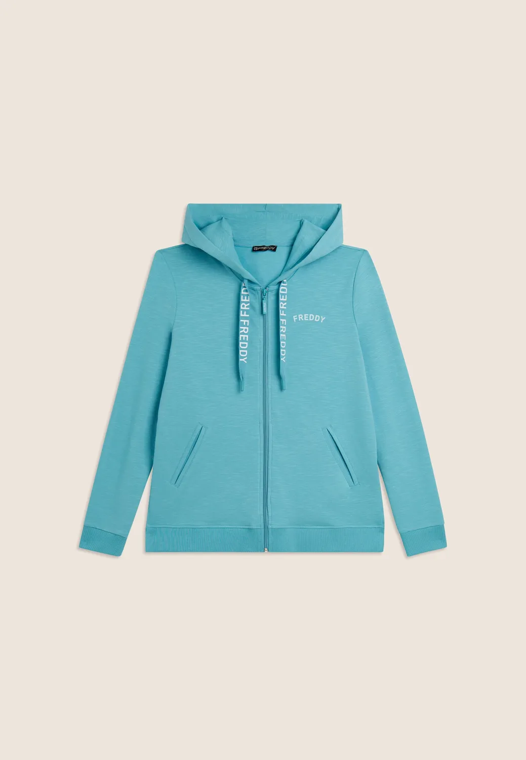 Freddy Kapuzenjacke French Terry Rose