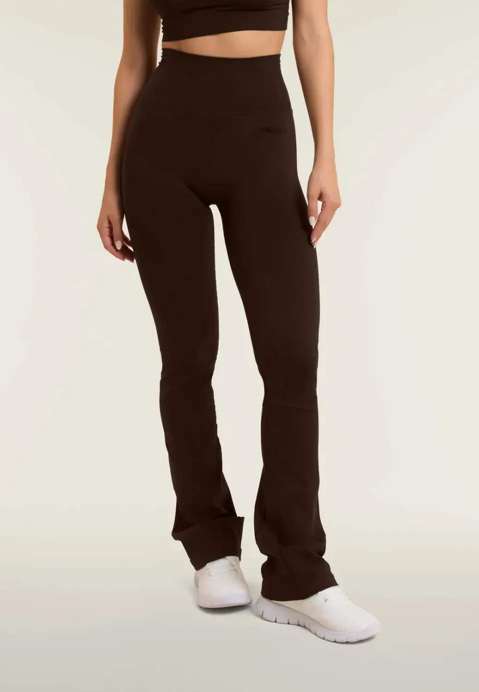 Freddy Leggings Seamless Flare High Waist Schwarz