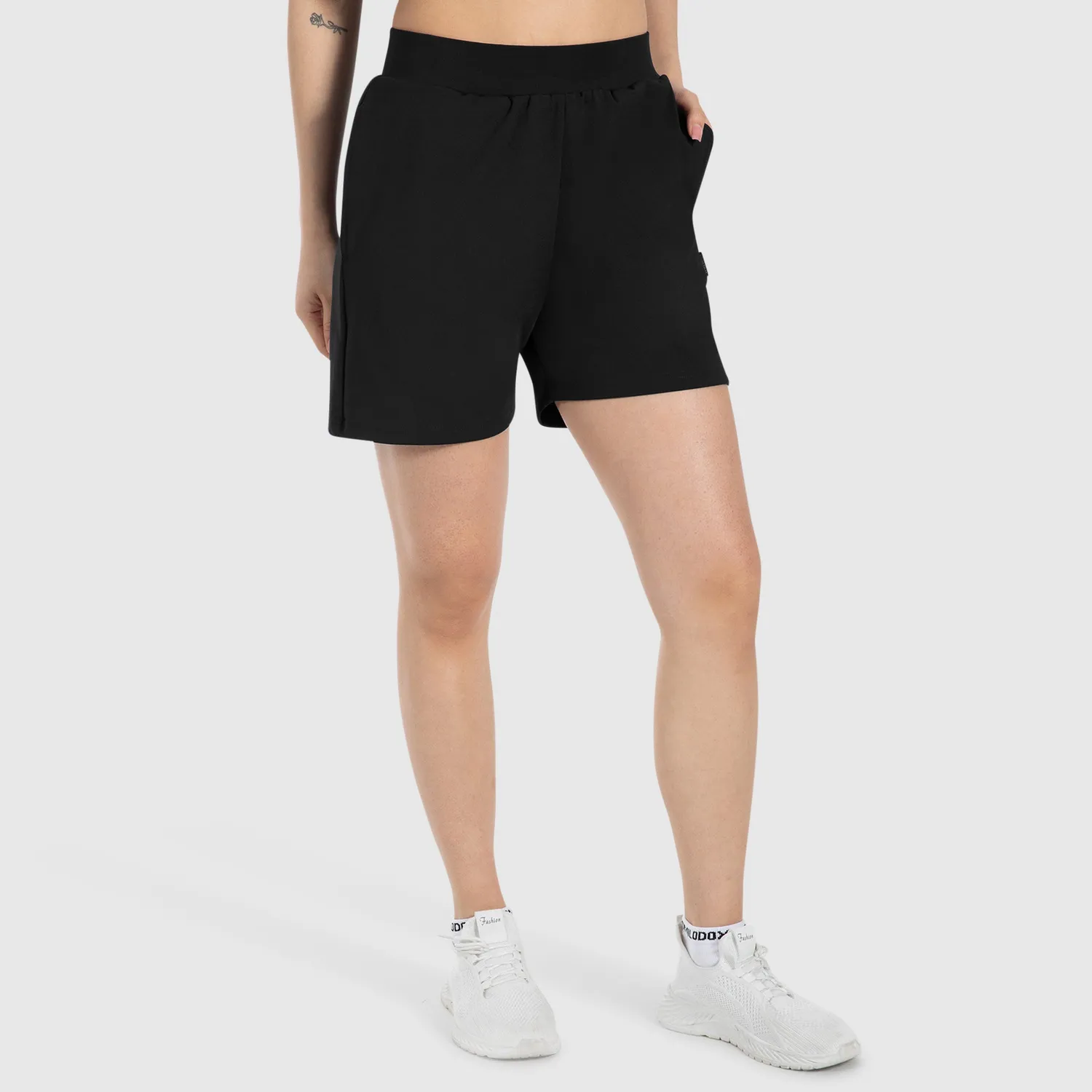 Smilodox Amaze Pro Corry Shorts Lila lockerer Schnitt