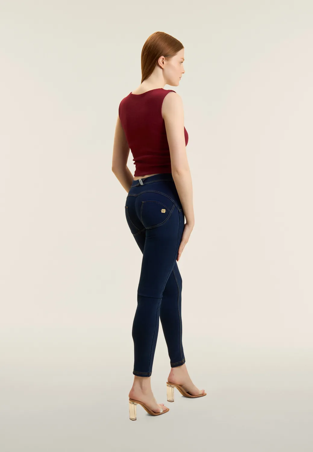 Freddy WR.UP Jeggings skinny Bio-Baumwolle push-up dunkel