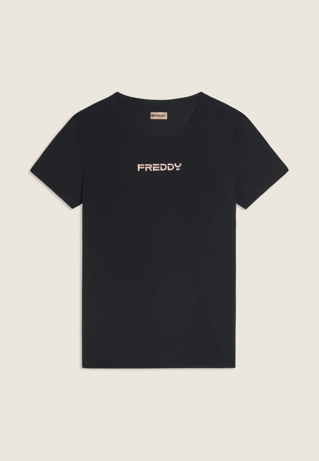 Freddy T-Shirt Technik Leicht Schwarz schnelltrocknend