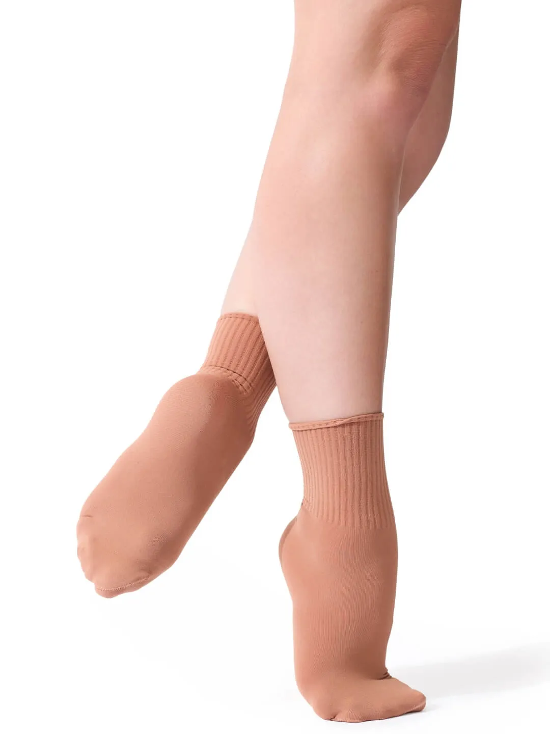 Capezio BG022 Ribbed Tanzsocken Einheitsgröße