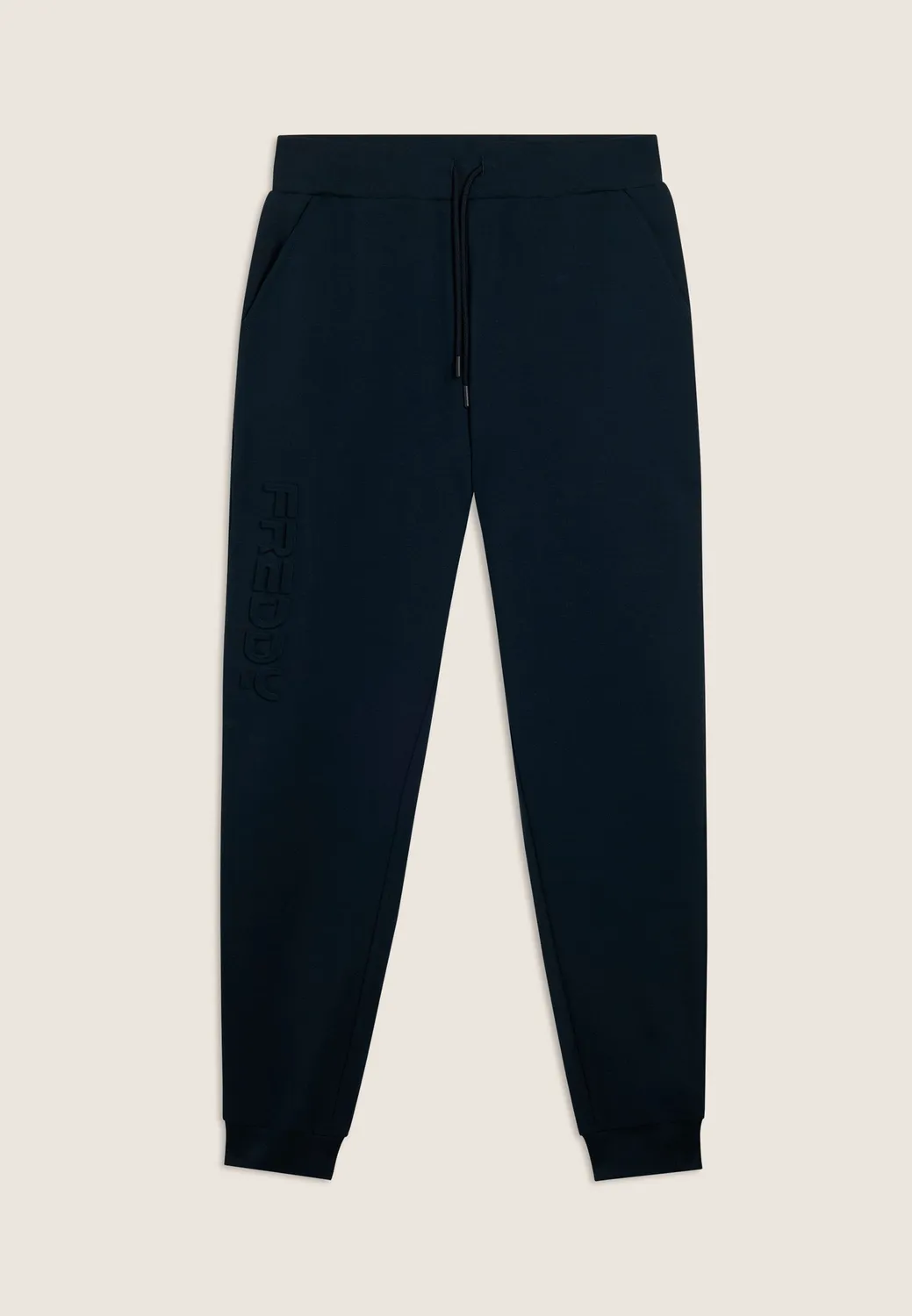 Freddy Slim Interlock Sporthose Herren Jet Black Logo