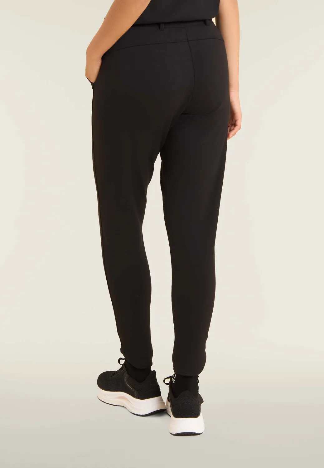 Freddy Slim Fit Sporthose schwarz Seitenschlitz