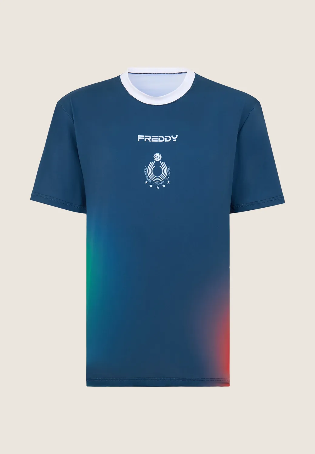 Freddy Beach Volley Italia 2025/26 T-Shirt Blau