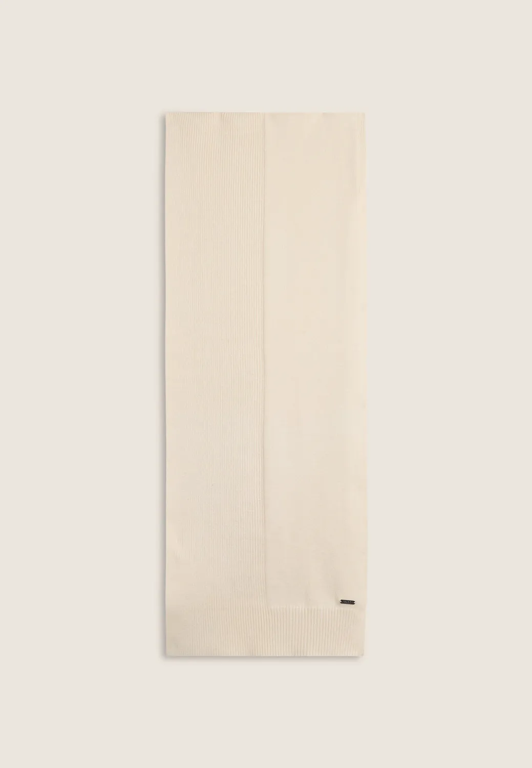 Freddy Schal Rippstrick Logo Forged Iron 185 cm