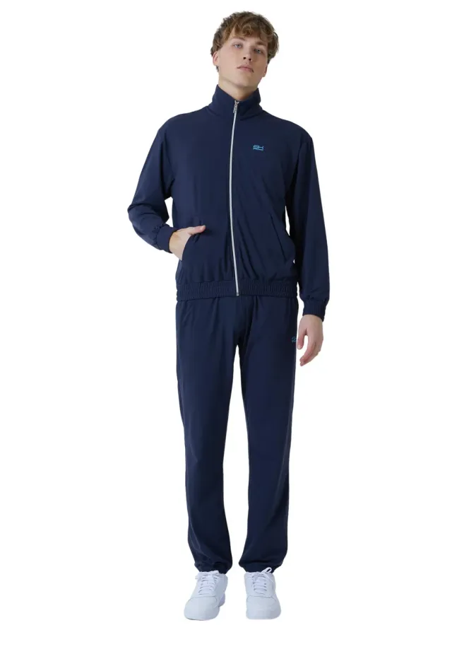 SPORTKIND Court Joggingjacke Herren Bund Taschen UV-Schutz