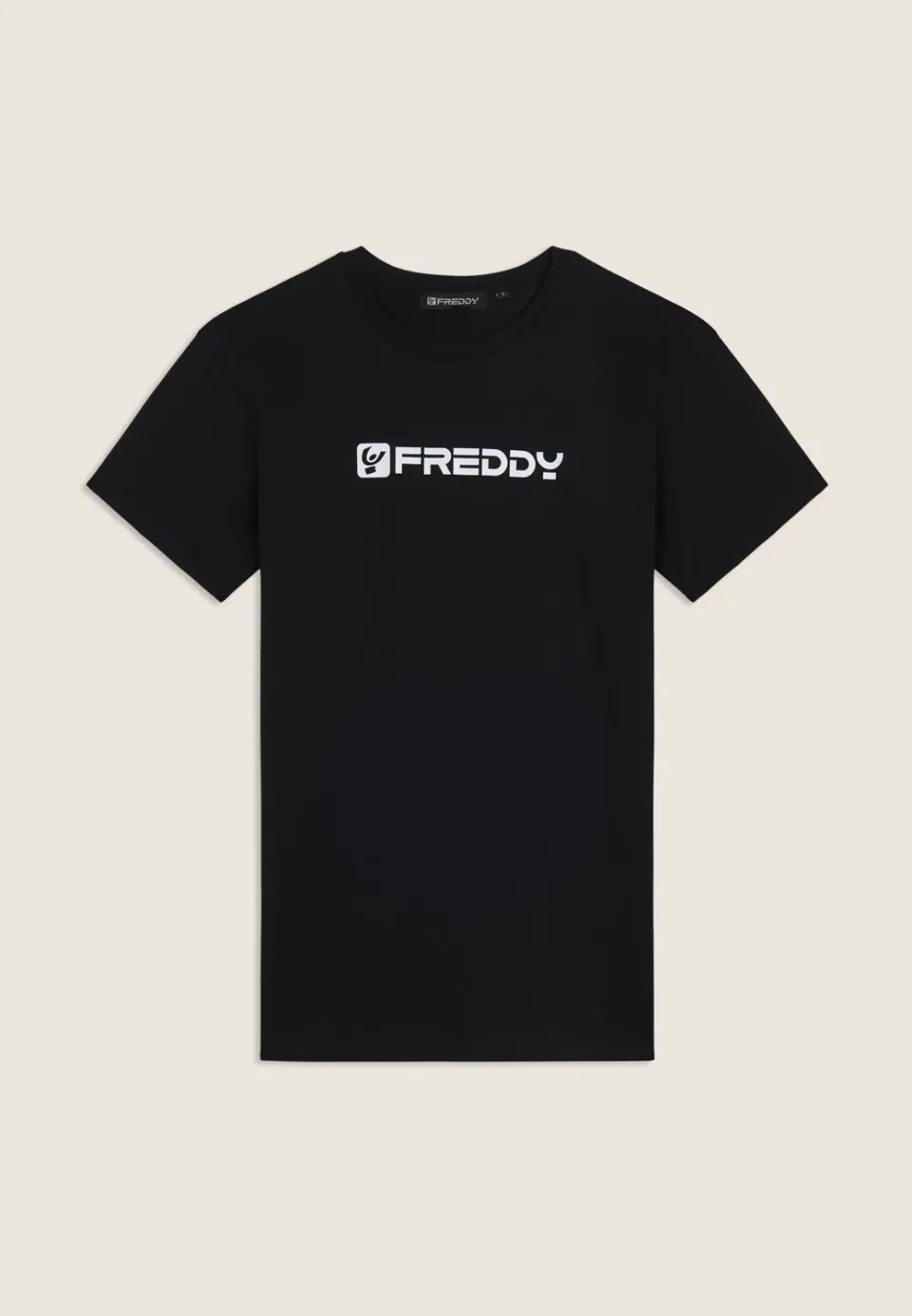 Freddy Basic Herren T-Shirt Baumwolle Schwarz