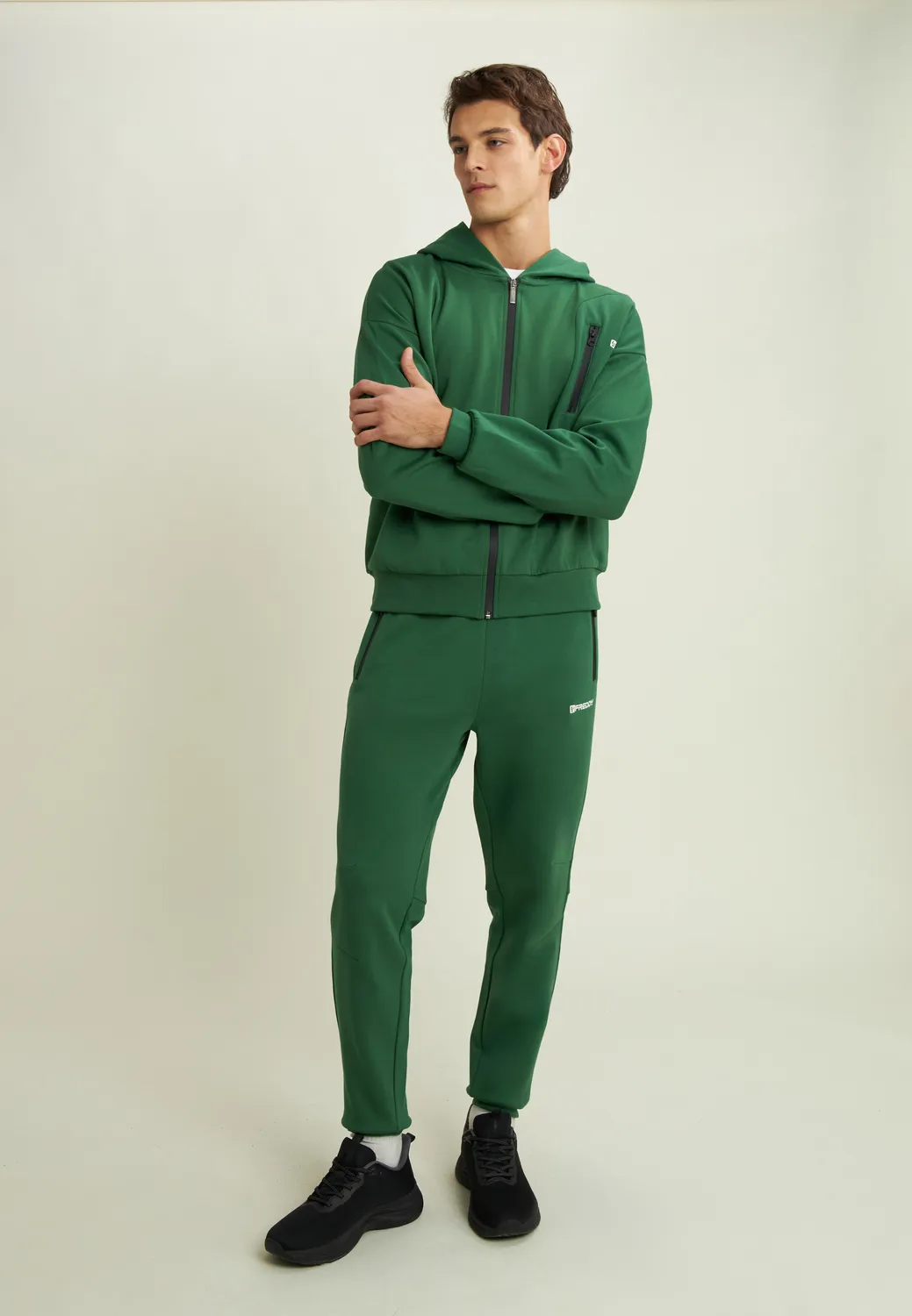 Freddy Carrot Fit Sporthose Herren schwarz Interlock