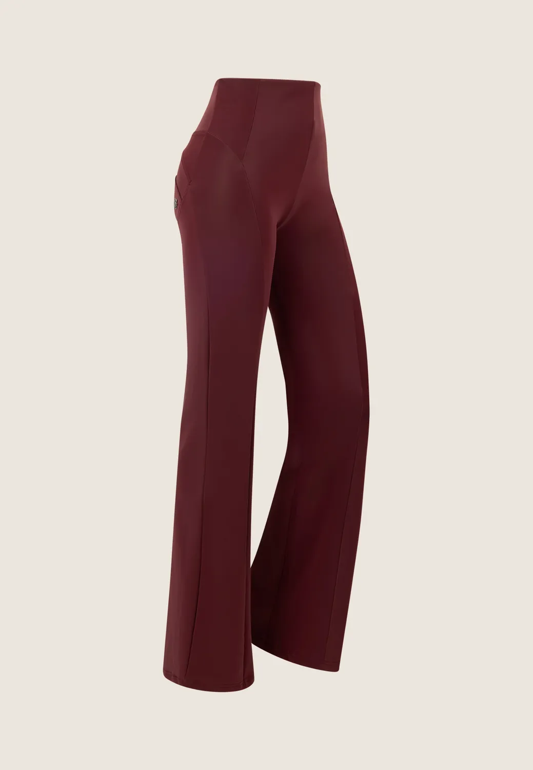 Freddy WR.UP Super Flare Kunstlederhose Lion glänzend