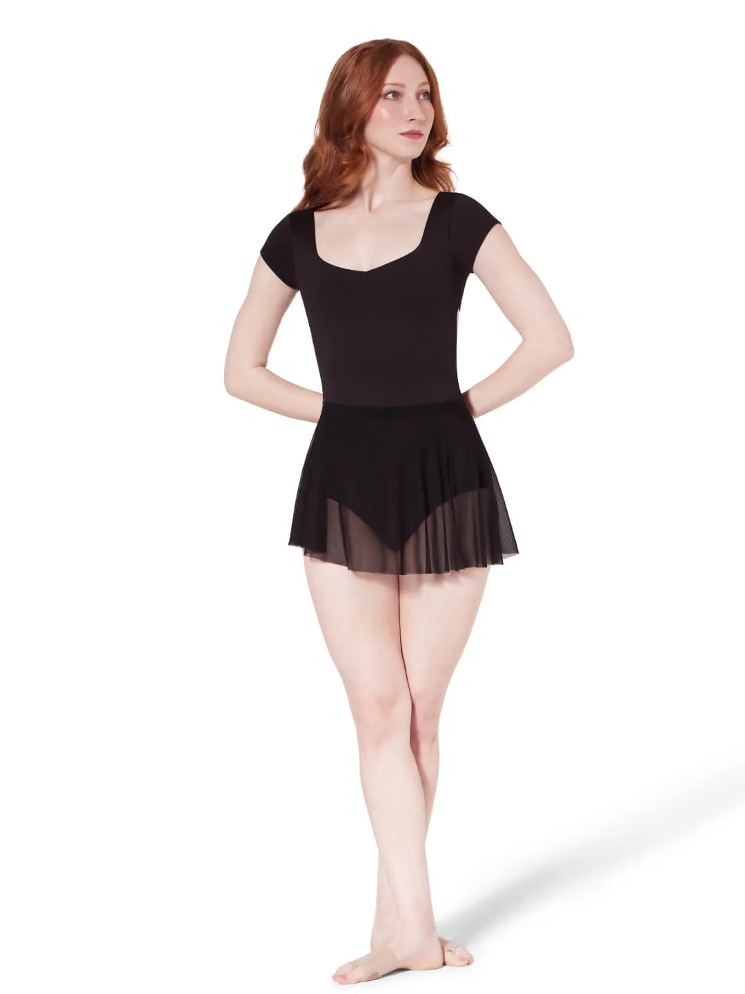 Capezio F12416W Marbled Haze Ballettrock Schwarz