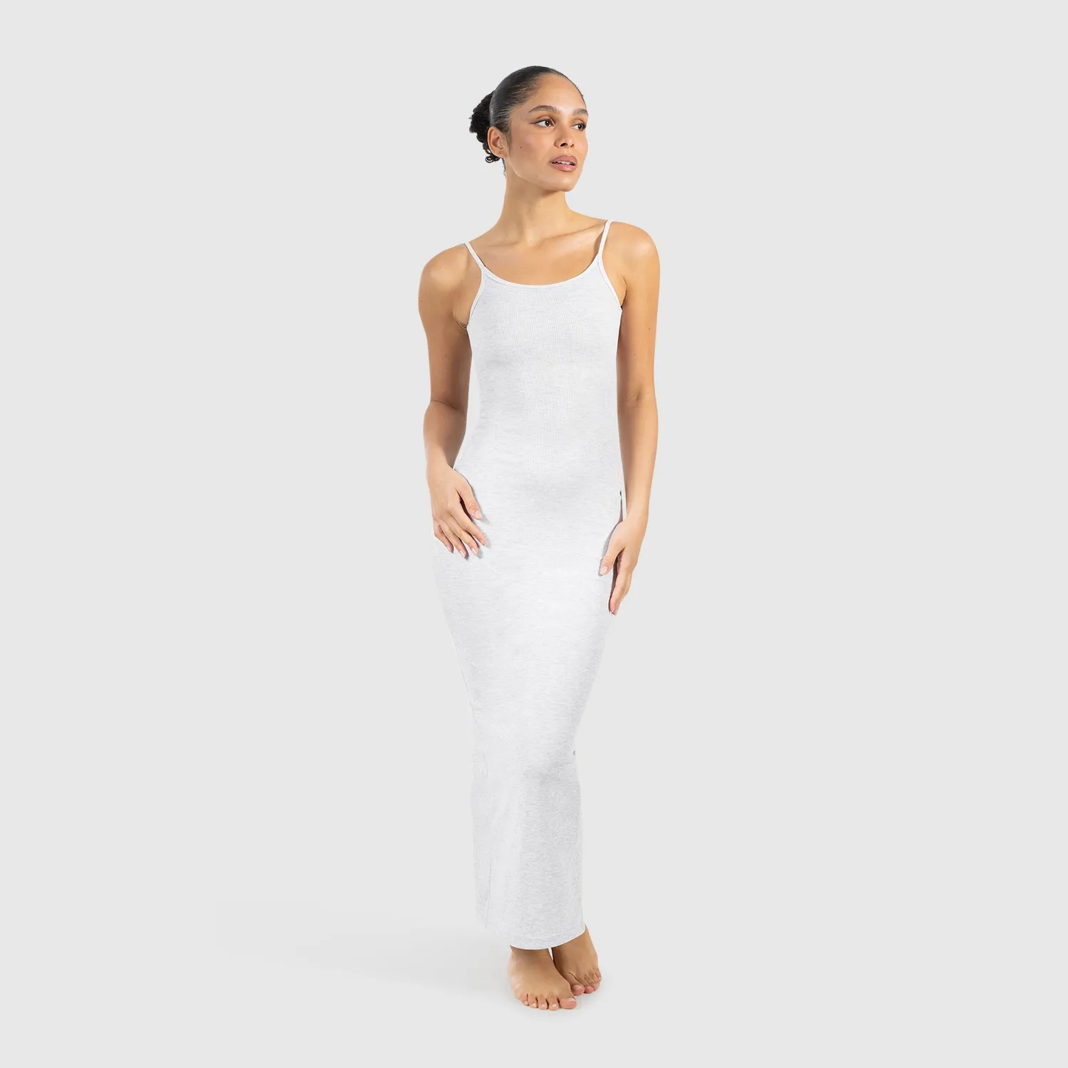 Smilodox Aveline Backless Maxikleid Schwarz