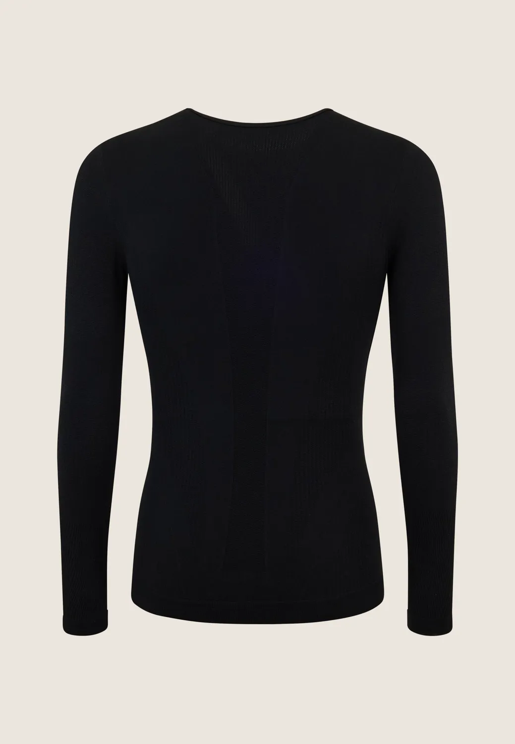 Freddy Thermoshirt Herren Langarm Raglan Schwarz warm
