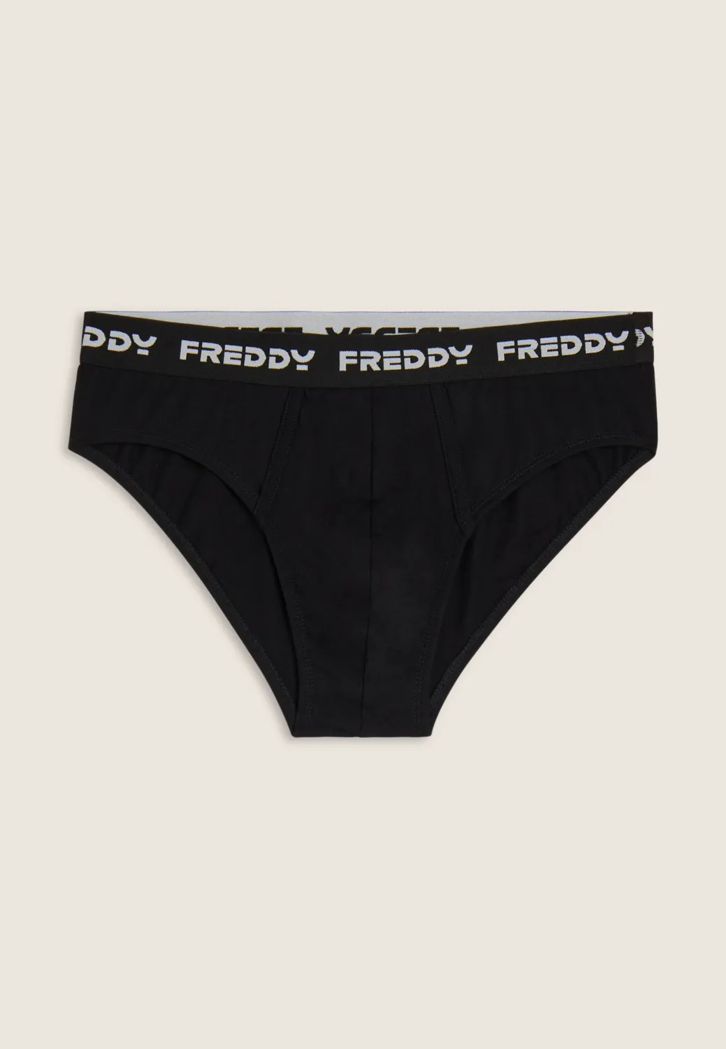 Freddy Slip Herren Jacquard-Bund Schwarz