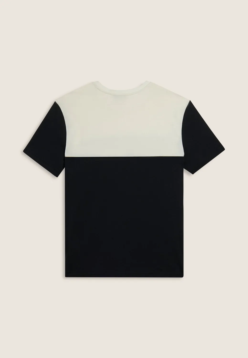 Freddy Colour Block T-Shirt Herren schwarz weiß Baumwolle