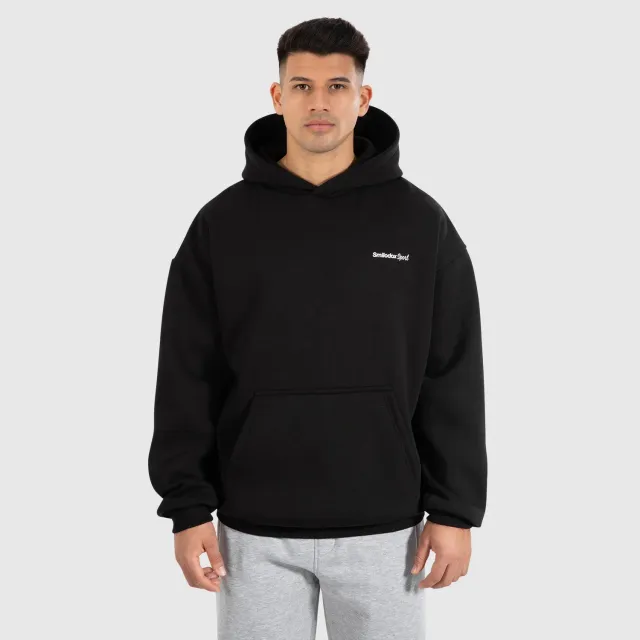 Smilodox Sorea Fortes Hoodie Schwarz Oversize