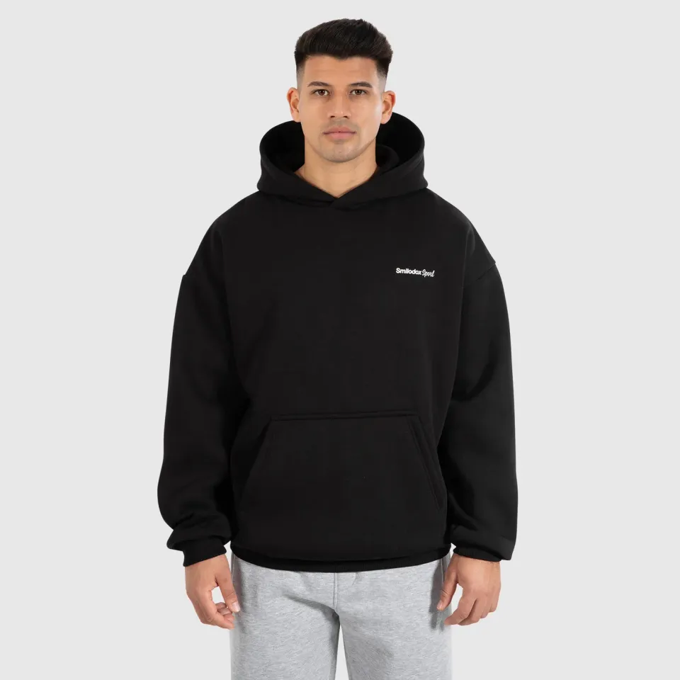 Smilodox Sorea Fortes Hoodie Schwarz Oversize