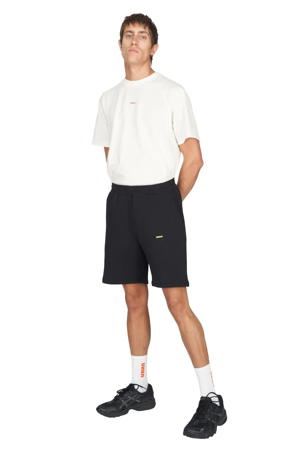 UNNA Slow Motion Shorts Sportshorts Schwarz Bio-Baumwolle