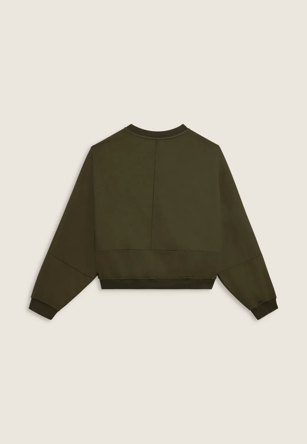 Freddy Flow Oversize Cropped Sweatshirt Gray Asphalt