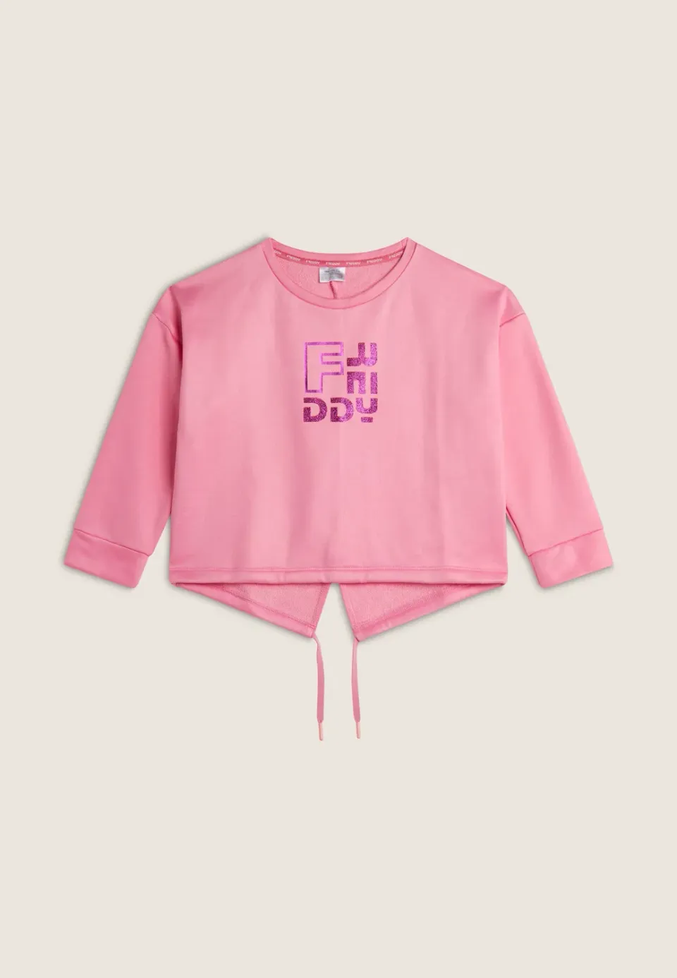 Freddy Sweatshirt Mädchen Rosa Glitterprint Gr. 4-16