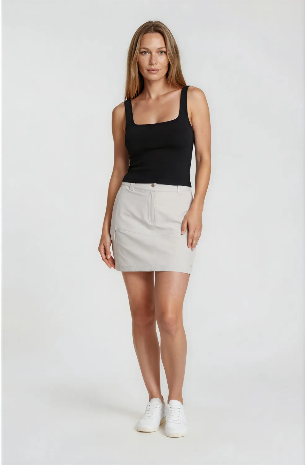 LPO Tamara Skort Damen beige Active Stretch